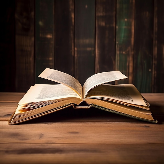 a book that is open on a table