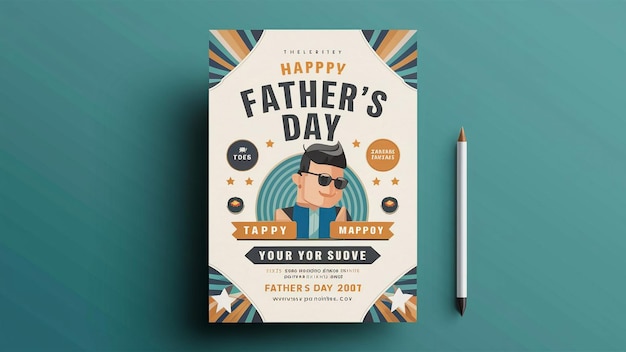 a book that says happy fathers day on it