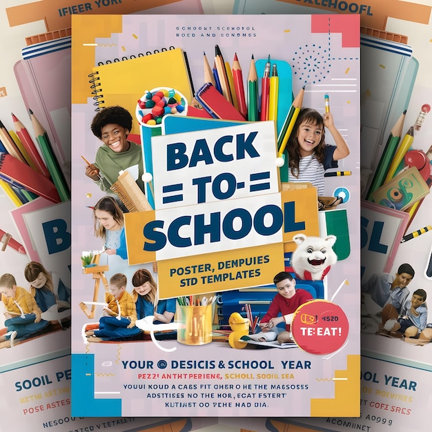 a book titled back to school has a back to school written on it