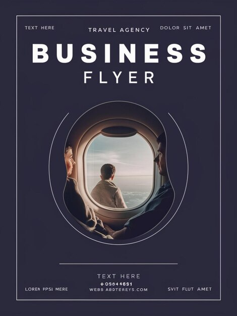 a book titled business flying over a man