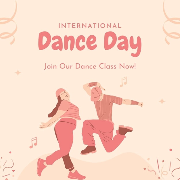 a book titled international dance day with a quote from international dance