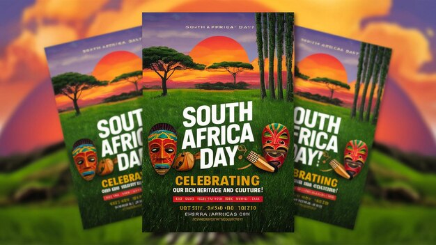 Photo a book titled south africa day 2008