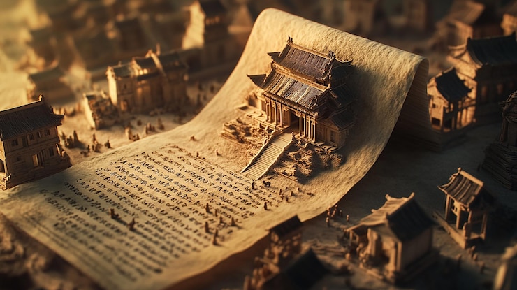 Photo 古代の寺院というタイトルで書かれた本