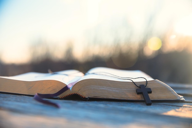 book with cross