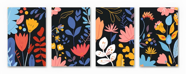 a book with a floral pattern that says spring