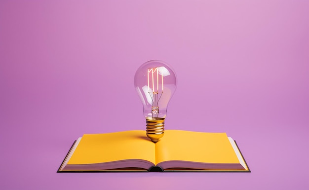 A book with a light bulb in it Generative AI