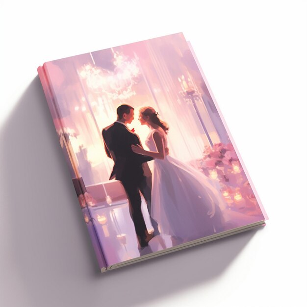 a book with a picture of a couple on it