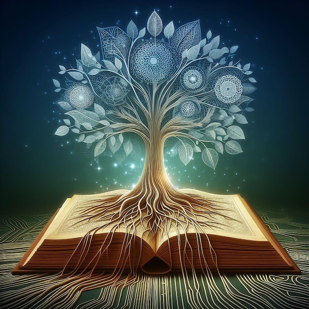 나무 위에 나무가 있는 책