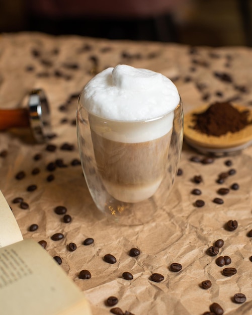 A book with the word coffee on it