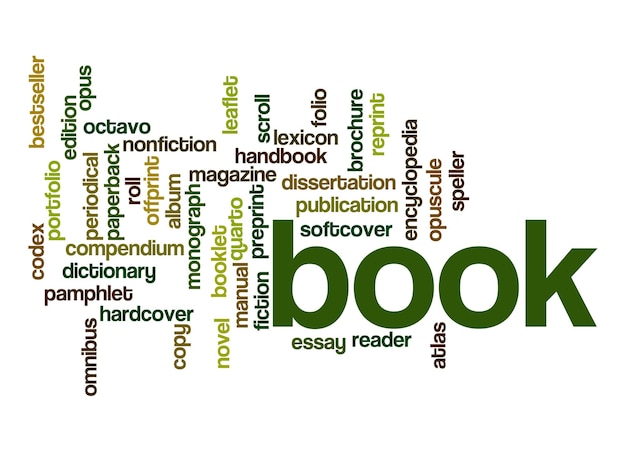 Book word cloud