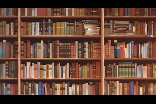 Photo books library of books book shelf background