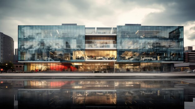 Photo books urban library building