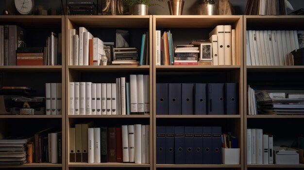 A Bookshelf Filled With a Variety of Books