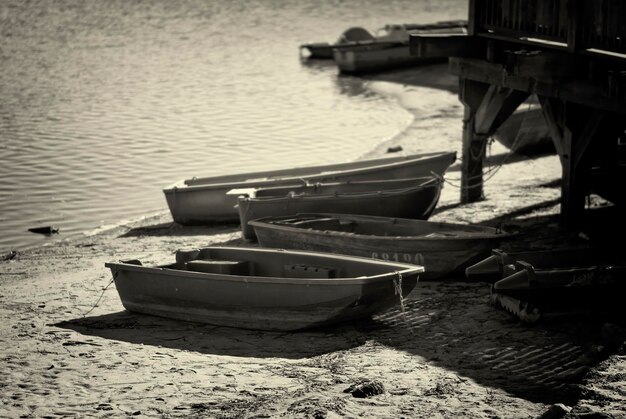 Foto boot in het meer