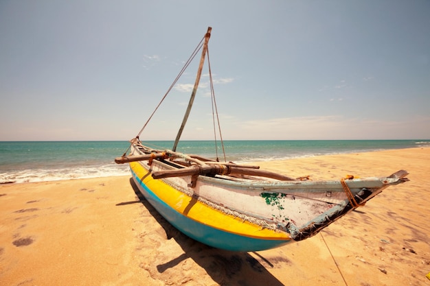 Boot op Sri Lanka