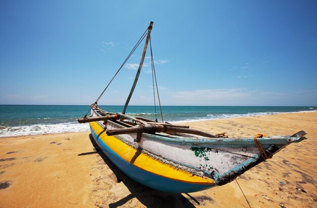 Boot op Sri Lanka