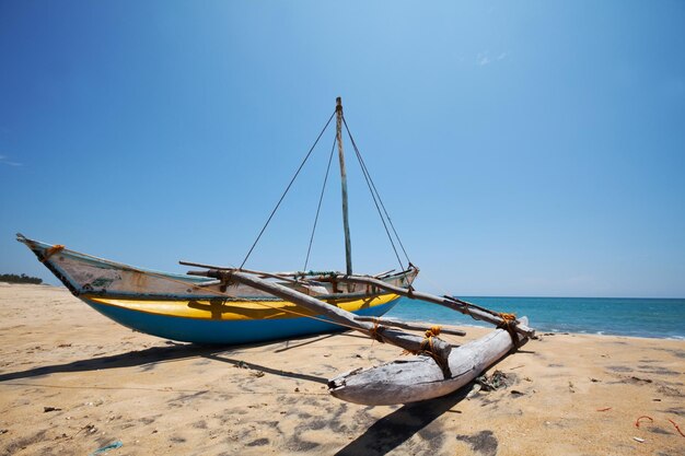 Boot op Sri Lanka