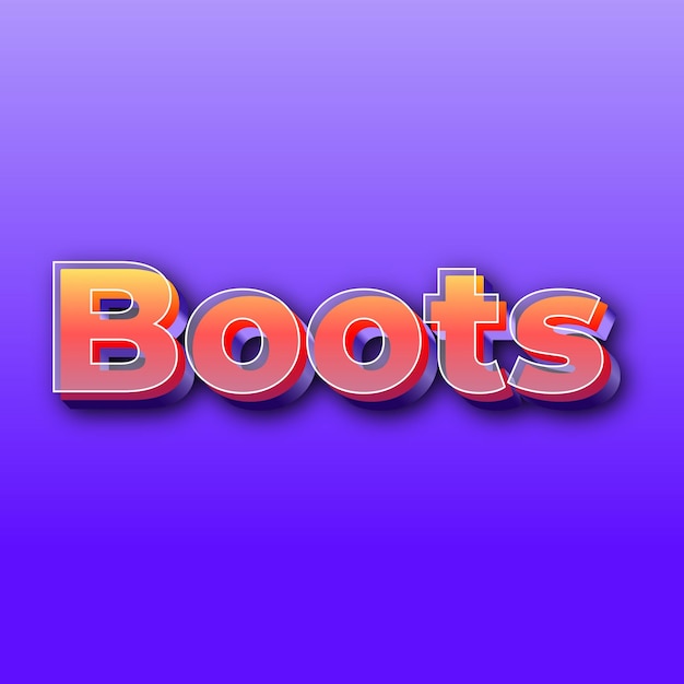 BootsText-effect JPG-gradiënt paarse achtergrondkaartfoto