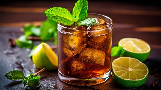 Boozy Cuba Libre-cocktail met behulp van generatieve AI