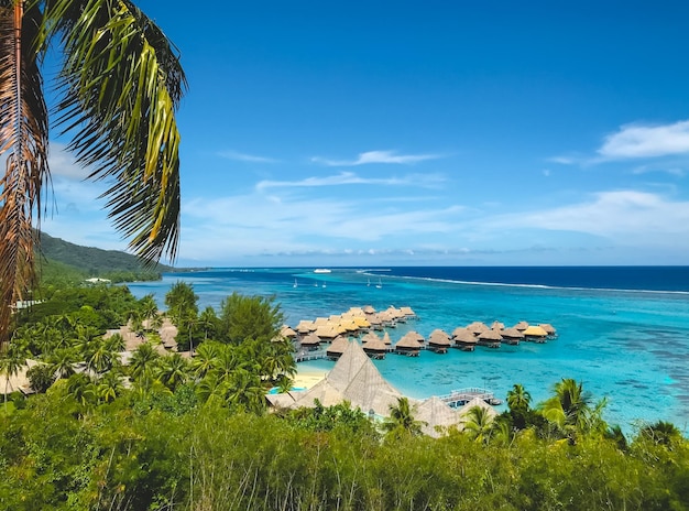 Bora Bora luxury beach resort sea landscape