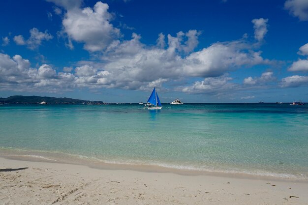 Foto isola di boracay, filippine