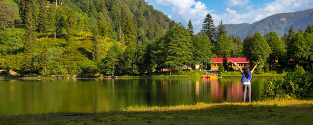 Borcka Black Lake is in Artvin city