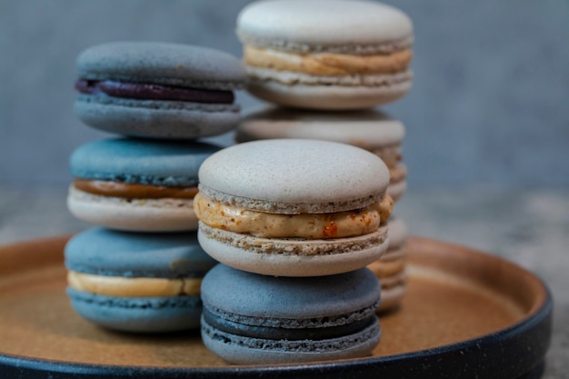 Bord, macaron, biscottiï ¼ frans dessert