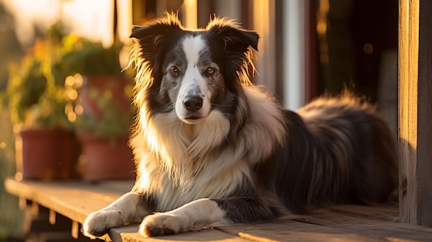 border collie dog AIgenerated