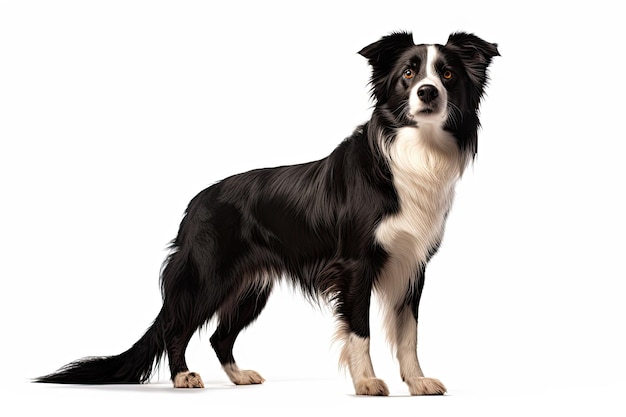 border collie dog stock image