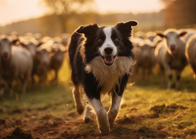 The Border Collie is a breed of herding dog