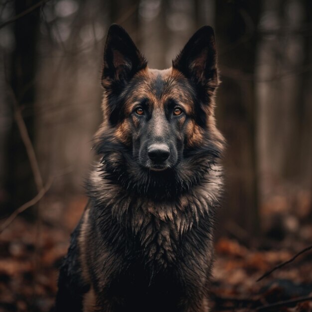 ボーダーコリー子犬犬の肖像画