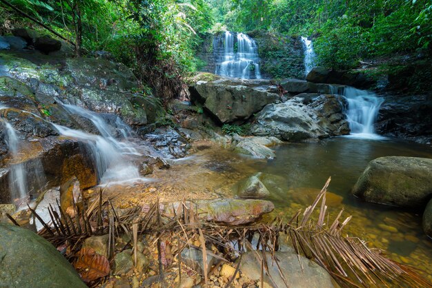 Borneo regenwoud waterval