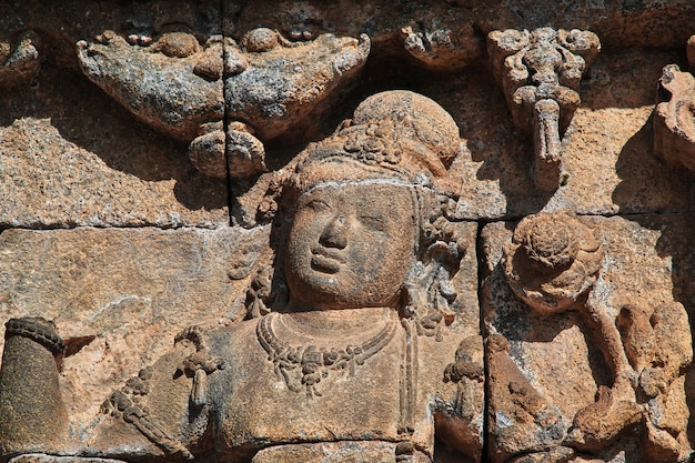 Borobudur, de grote boeddhistische tempel in Indonesië