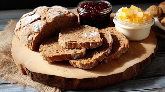 Borodinsky bread a Russian classic Dark dense and aromatic with rye flavor