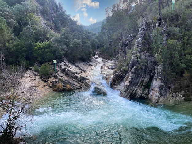 The Borosa River is a small tributary river of the Guadalquivir in the Sierra de Cazorla and Segura