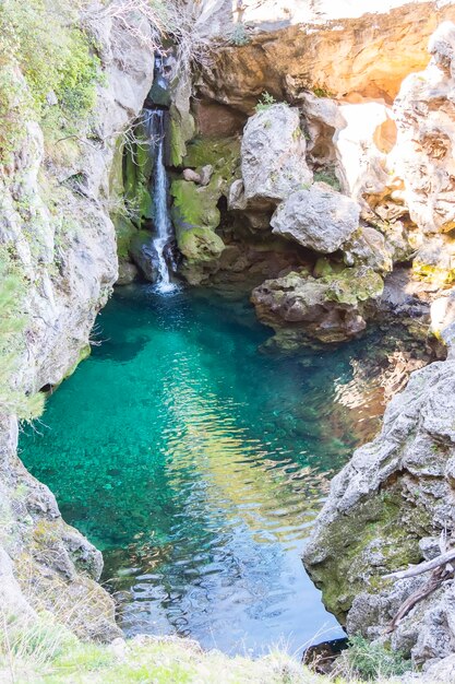 Borosa river route in the Sierra de Cazorla Segura and Las Villas natural park