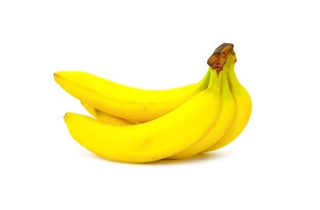 Bos van geïsoleerde bananen