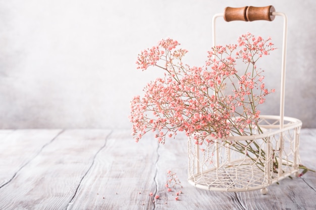 Bos van roze Gypsophila