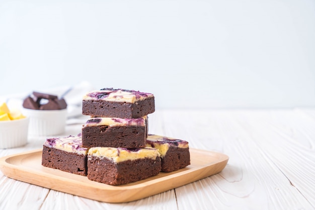 bosbessenkaas brownies