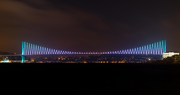 Bosporusbrug vanuit Istanbul, Turkije