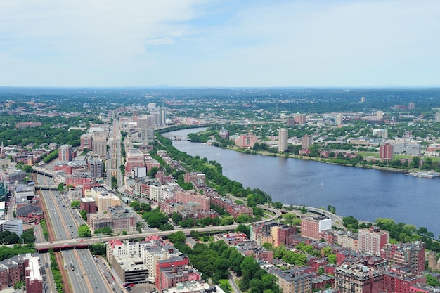 Boston antenne en Charles River