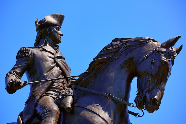 Boston Common George Washington monument