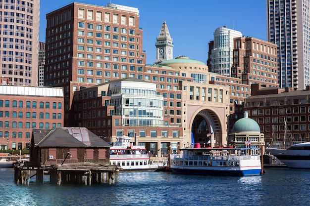 Photo boston rowes wharf in massachusetts