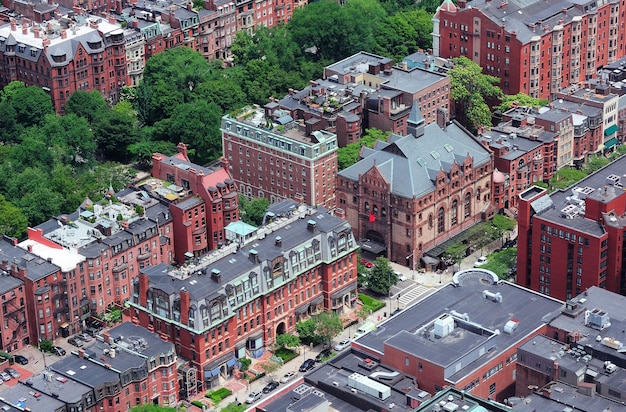 Boston Street aerial view