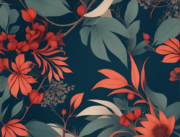 Botanical bliss a floral tapestry