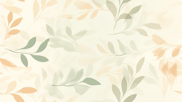 Botanical Bliss Watercolor Wildflower Wonderland Seamless wallpaper