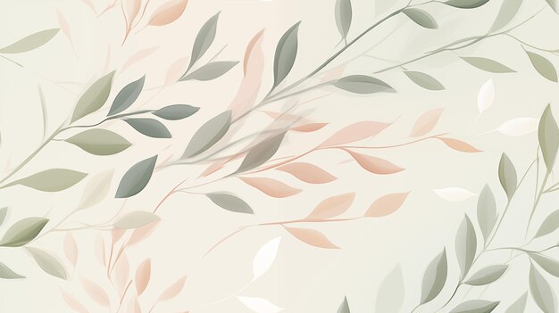 Botanical Bliss Watercolor Wildflower Wonderland Seamless wallpaper