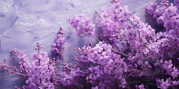 Foto botaniche delizie fiorite viola in 4k floral fantasy fiorite viola e rosa composite