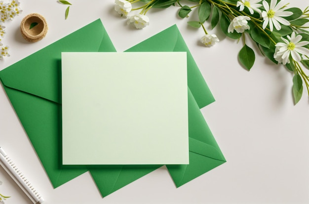 Botanical Elegance Blank Cards with Delicate Blossoms