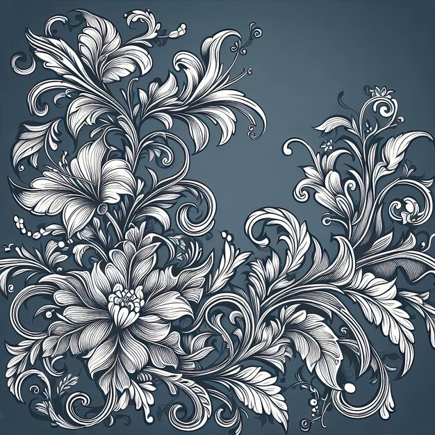 Botanical Elegance HighQuality Floral Illustration